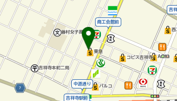 銀座ダイヤモンドシライシ 東急百貨店吉祥寺店(2026/7/16 OPEN)の地図画像