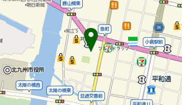 銀座ダイヤモンドシライシ 小倉店の地図画像