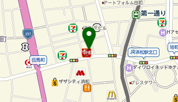 銀座ダイヤモンドシライシ 浜松店の地図画像