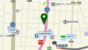 銀座ダイヤモンドシライシ 岐阜店の地図画像