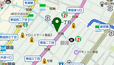 銀座ダイヤモンドシライシ 銀座本店の地図画像
