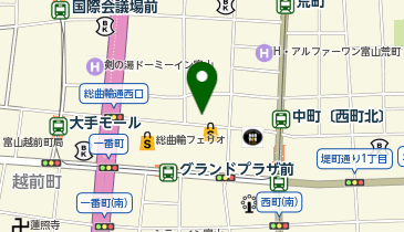 銀座ダイヤモンドシライシ 富山本店の地図画像