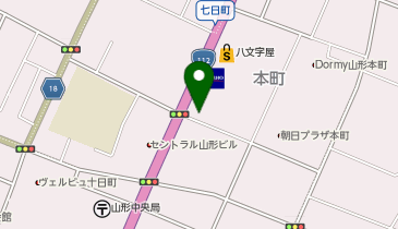 銀座ダイヤモンドシライシ 山形店の地図画像