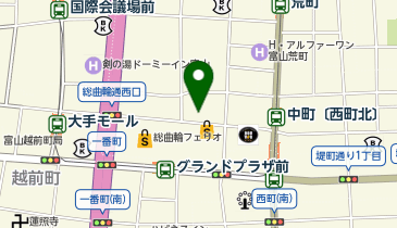 銀座ダイヤモンドシライシ 富山本店の地図画像