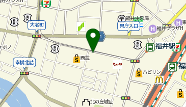 銀座ダイヤモンドシライシ 福井店の地図画像