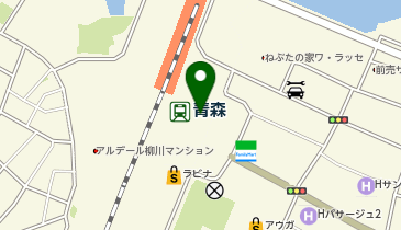 銀座ダイヤモンドシライシ 青森&ラビナ店の地図画像