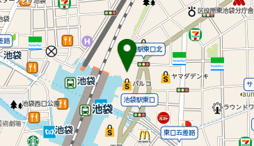 銀座ダイヤモンドシライシ 池袋パルコ店の地図画像