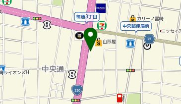 銀座ダイヤモンドシライシ 宮崎店の地図画像