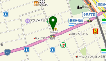 銀座ダイヤモンドシライシ 福岡本店の地図画像