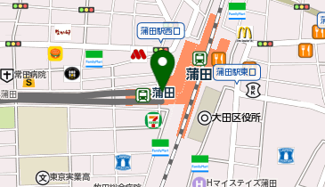 ミスターミニット 蒲田駅店の地図画像