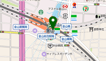ミスターミニット ミュープラット金山店の地図画像