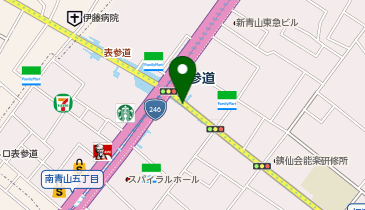 ミスターミニット Echika表参道店の地図画像