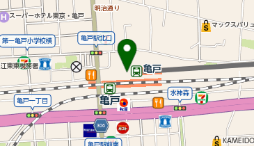 ミスターミニット アトレ亀戸店の地図画像