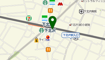 ミスターミニット 下北沢店の地図画像