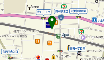 ミスターミニット ぷらりと京王府中店の地図画像