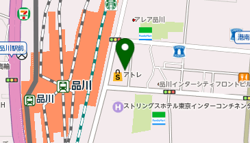 ミスターミニット アトレ品川の地図画像