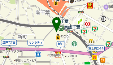 ミスターミニット そごう千葉店の地図画像