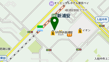 ミスターミニット モナ新浦安店の地図画像