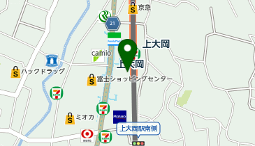 ミスターミニット ウィング上大岡店の地図画像