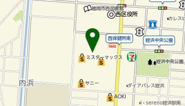 ミスターミニット ウエストコート姪浜店の地図画像