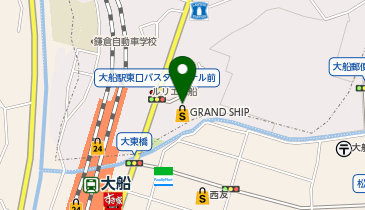 ミスターミニット グランシップ大船店の地図画像