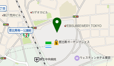 ミスターミニット 恵比寿ガーデンプレイス店の地図画像