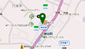 ミスターミニット メトロシティ神谷町店の地図画像