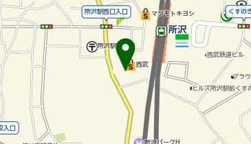 ミスターミニット 西武所沢S.C.店の地図画像