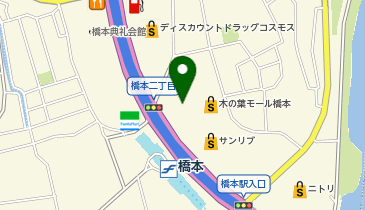 ミスターミニット 木の葉モール橋本店の地図画像