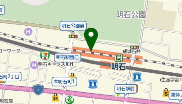 ミスターミニット ピオレ明石店の地図画像