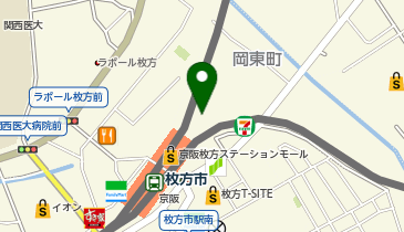 ミスターミニット 枚方モール店の地図画像