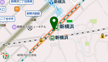 ミスターミニット JR新横浜駅店の地図画像