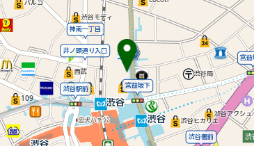 ミスターミニット スーツケース修理専門店 渋谷の地図画像