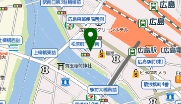 ミスターミニット スーツケース修理専門店 広島の地図画像