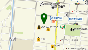 ミスターミニット スーツケース修理専門店 姪浜の地図画像