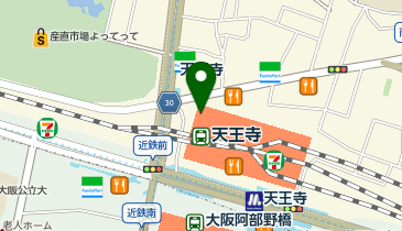 ミスターミニット スーツケース修理専門店 天王寺の地図画像