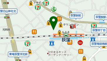 ミスターミニット スーツケース修理専門店 荻窪の地図画像