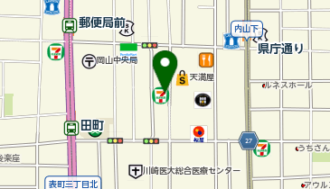 ミスターミニット スーツケース修理専門店 岡山の地図画像