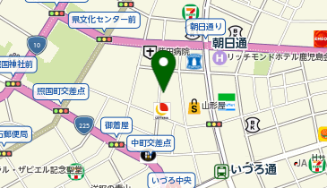 ミスターミニット山形屋鹿児島の地図画像