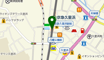 ミスターミニット ウィング久里浜の地図画像