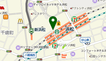 ミスターミニット 浜松駅ビル メイワンの地図画像