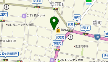 ミスターミニット 金沢エムザの地図画像