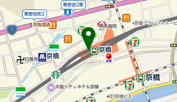 ミスターミニット京阪モールの地図画像