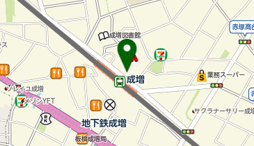 ミスターミニット成増の地図画像