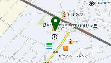 ミスターミニットひばりケ丘パルコの地図画像