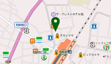 ミスターミニット柏高島屋の地図画像