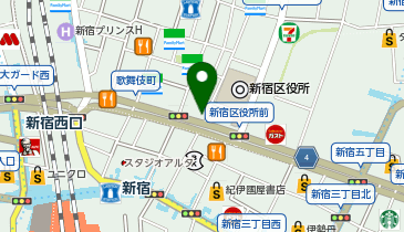 ミスターミニット 新宿サブナードの地図画像