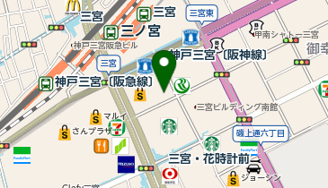 ミスターミニット神戸阪急店(旧そごう神戸)の地図画像