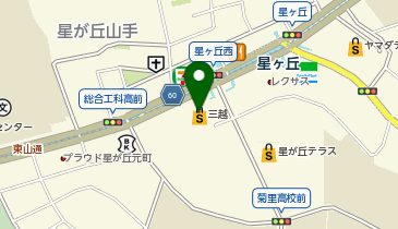 ミスターミニット星ケ丘三越の地図画像