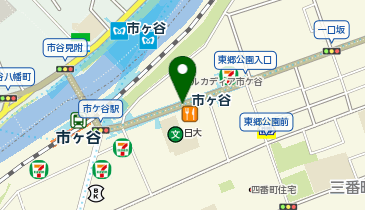 ミスターミニット都営地下鉄 市ケ谷の地図画像